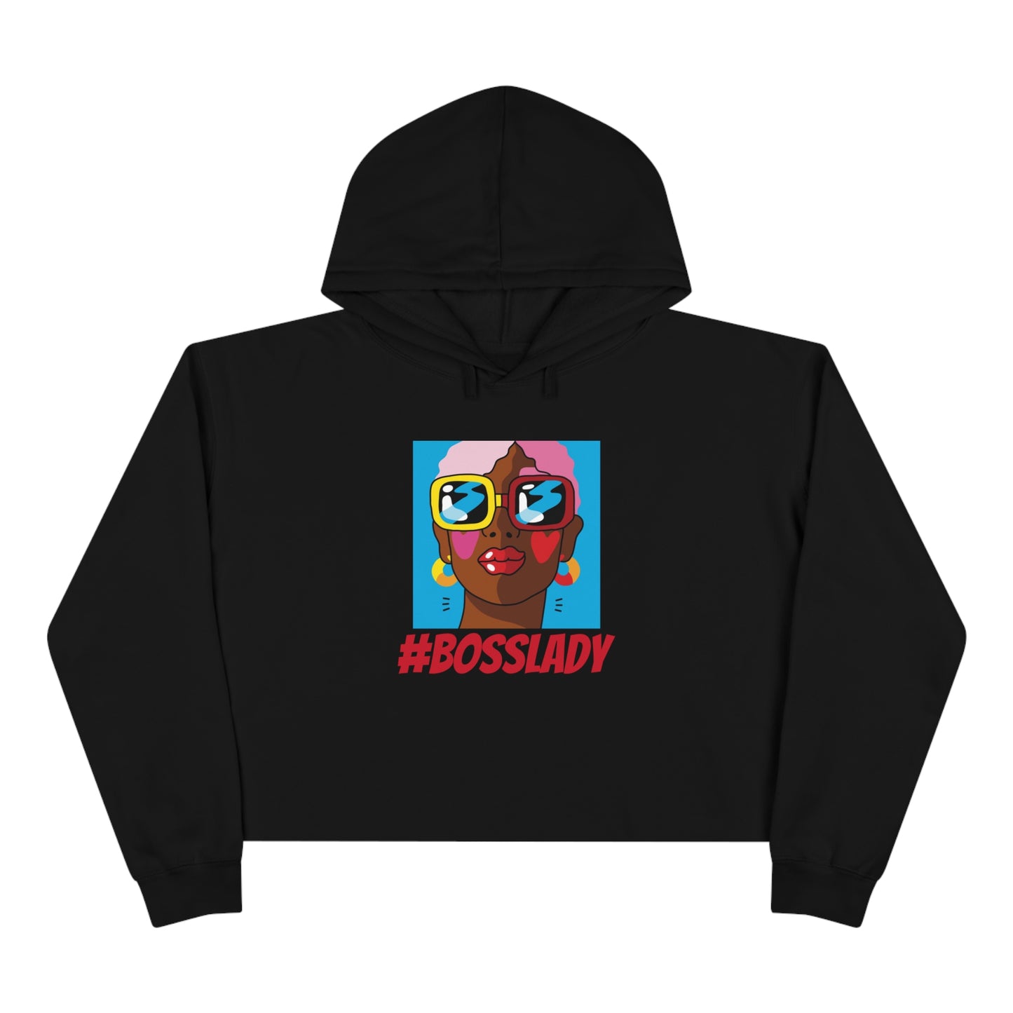 Boss Lady Crop Hoodie