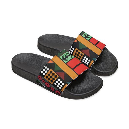 Colorful / Men's PU Slide Sandals