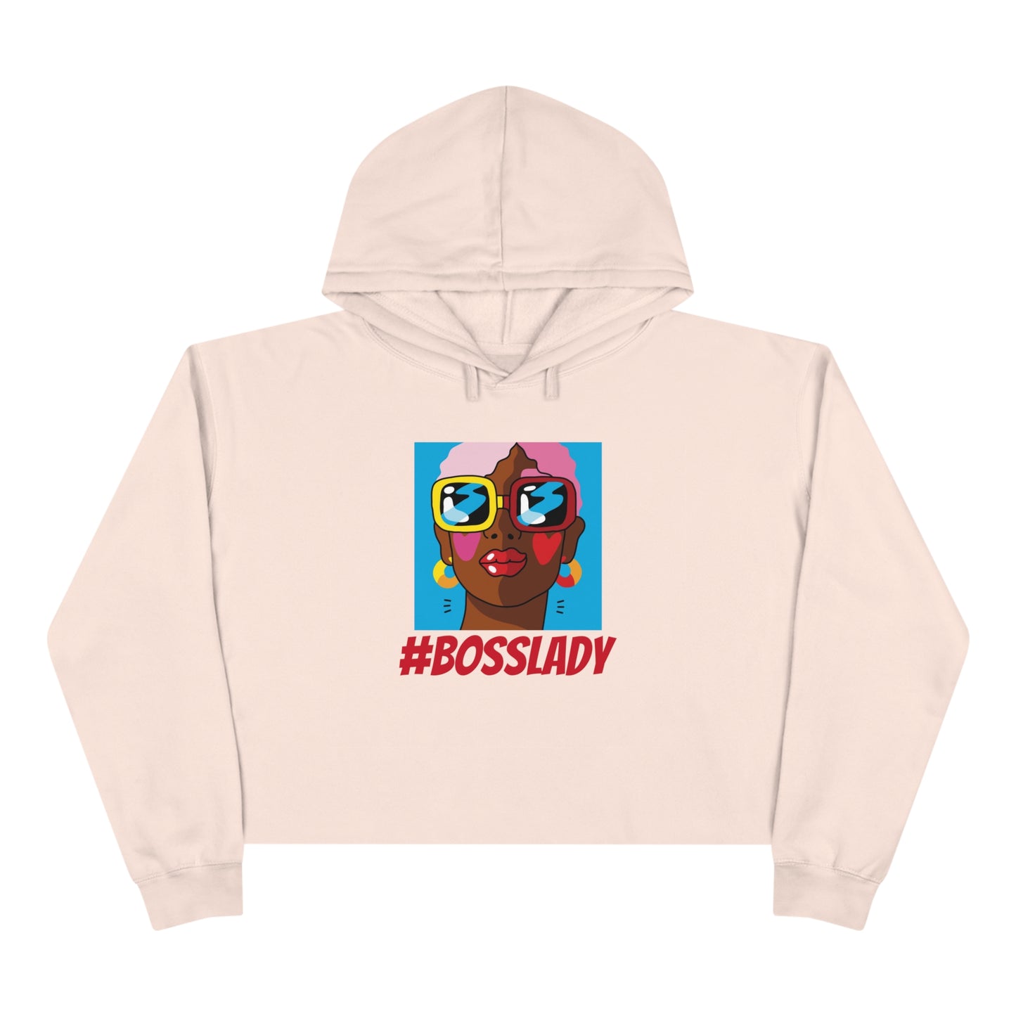 Boss Lady Crop Hoodie