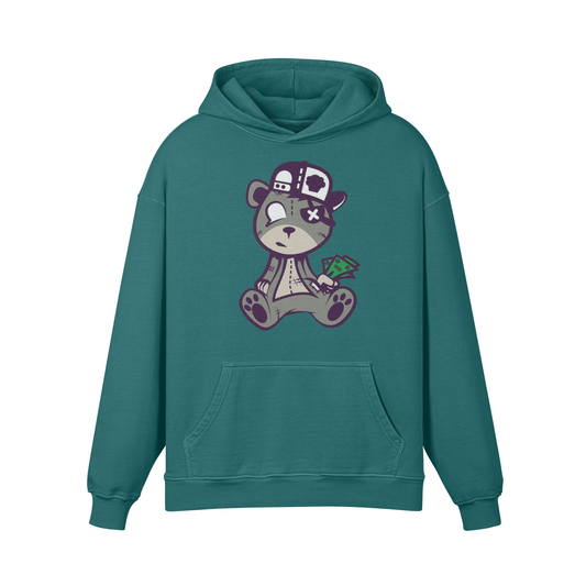 Unisex Super Heavyweight Oversized Retro Monkey Hoodie